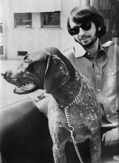  mike with his dog.