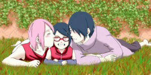  *Sakura / Sarada / Sasuke : Happy Family*