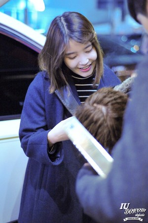  140109 IU at Pretty Man Final Broadcast Party