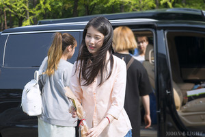  150514 IU At Producer Filming Location