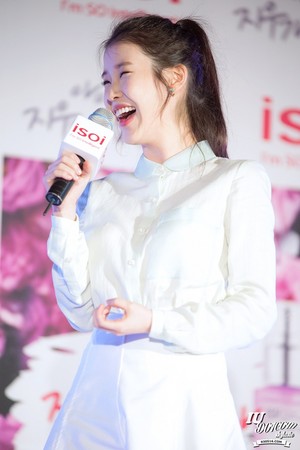  150515 IU at ISOI Hongdae Event