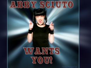  ABBY SCIUTO WANTS YOU!
