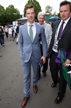  Benedict and Timothy at Wimbledon