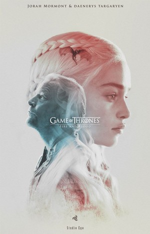  Daenerys and Jorah wolpeyper