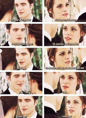  Edward and Bella wedding