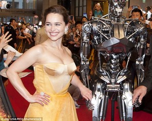 Emilia at the Terminator premiere