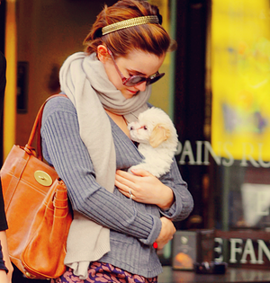 Emma and puppy