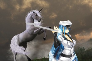  Esdeath capture and tames an wild unicorn