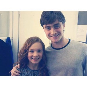  Exclusive pic: Harry Potter & Lily Evans Potter' (Fb.com/DanieljacobRadcliffeFanClub)