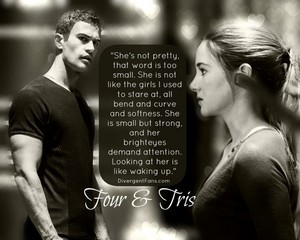 Four/Tris Quote Wallpaper