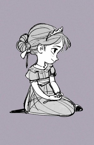  アナと雪の女王 Concept Art - Young Elsa