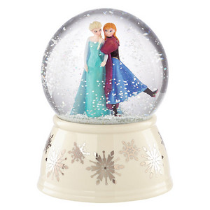  Frozen - Uma Aventura Congelante - Elsa and Anna Musical Snow Globe