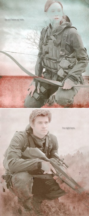  Gale and Katniss | Mockingjay - Part 2