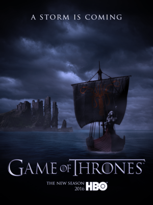 Game of Thrones Season 6 Poster - House Greyjoy