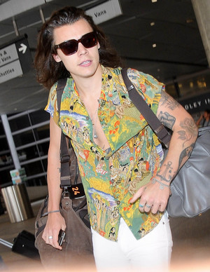  Harry arriving at LAX