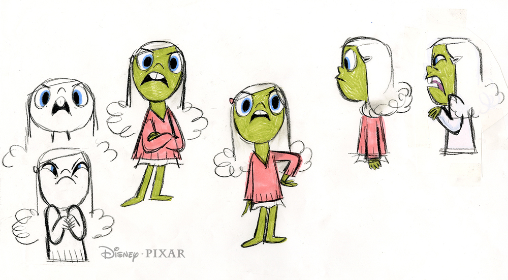 Inside Out - Disgust Concept Art