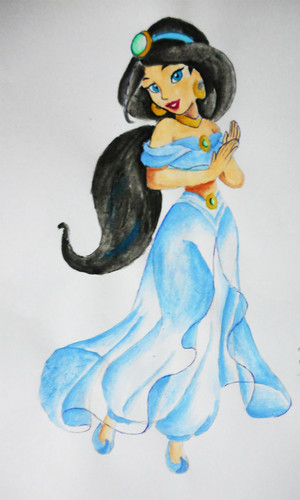Jasmine drawing by me              