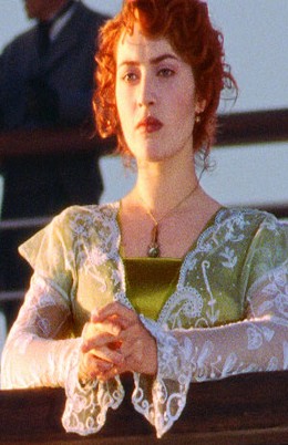  Kate as Rose in 泰坦尼克号