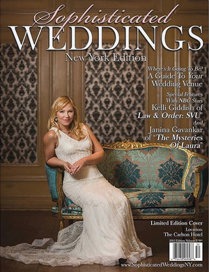  Kelli Giddish - Sophisticated Weddings NY Cover - 2015