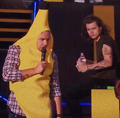  Liam in a banane Suit