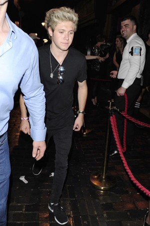  Niall outside the Red ng'ombe Tropical Edition Party