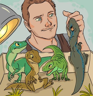  Owen and his Velociraptors