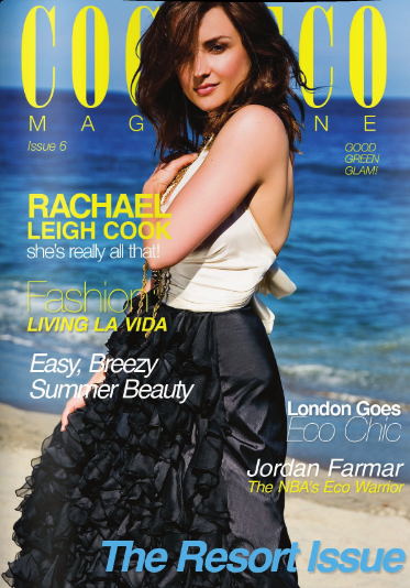 Rachael Leigh Cook - Coco Eco Cover - 2009
