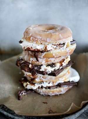  S'more donuts