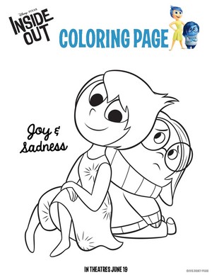  Sadness and Joy Coloring Page