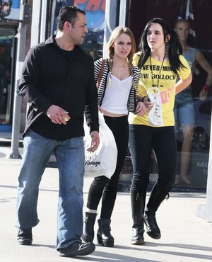  Shopping with a friend in West Hollywood, California on February 3, 2013