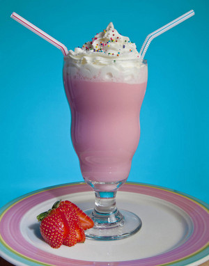  strawberi Milkshake