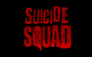  Suicide Squad Logo karatasi la kupamba ukuta