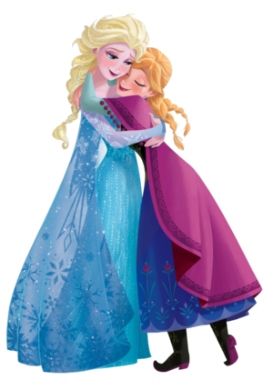  Transparent Elsa and Anna