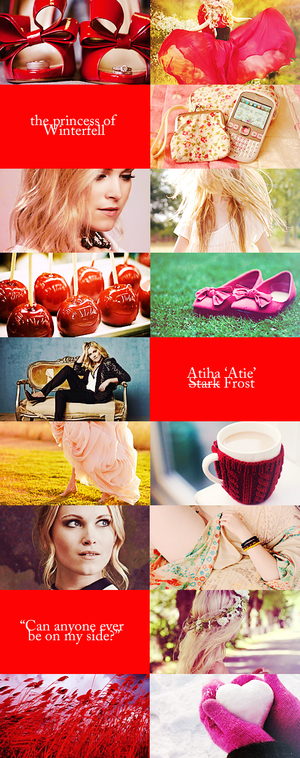  We Might Fall Modern Aesthetic ; Atie (Stark) Frost