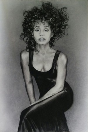  Whitney Houston Drawing