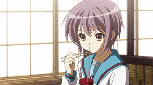  Yuki Eating GIF