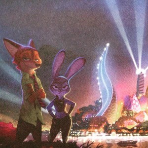  Zootopia Concept Art - Nick and Judy