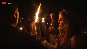 : Candlelight vigil at Graceland for Elvis 2015.