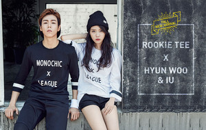  150731 आई यू and Lee Hyun Woo for Unionbay Fall New Arrival