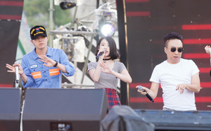  150813 李知恩 at Infinity Challenge Song Festival Rehearsal