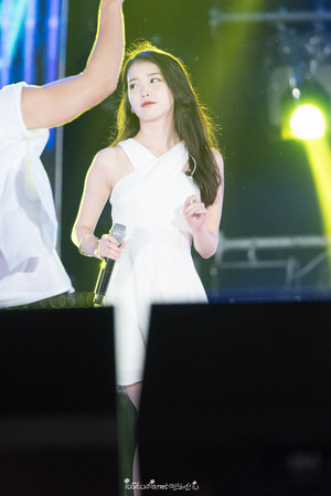  150813 ইউ at Infinity Challenge Song Festival with GD and Park Myungsoo