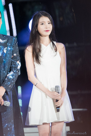 150813 아이유 at Infinity Challenge Song Festival with GD and Park Myungsoo