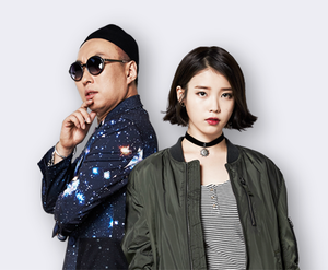 150818 IU and Park Myungsoo for Infinity Challenge Official Photo