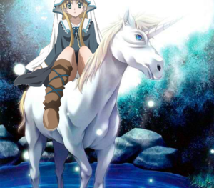  Asia Argento rides on her beautiful unicorn