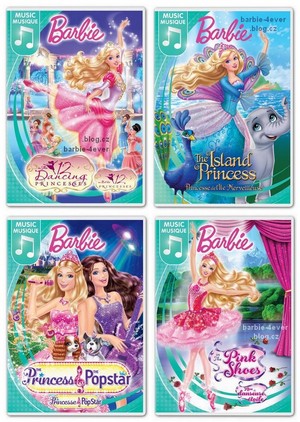 Barbie Movies NEW DVD COVERS!