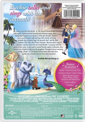  búp bê barbie as Island Princess NEW DVD ARTWORK
