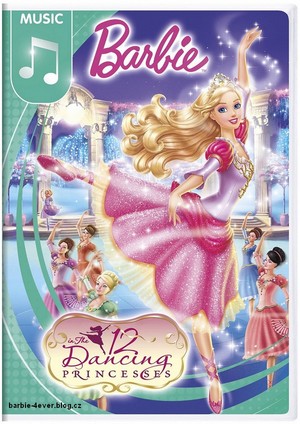  búp bê barbie in The 12 Dancing Princesses NEW DVD ARTWORK