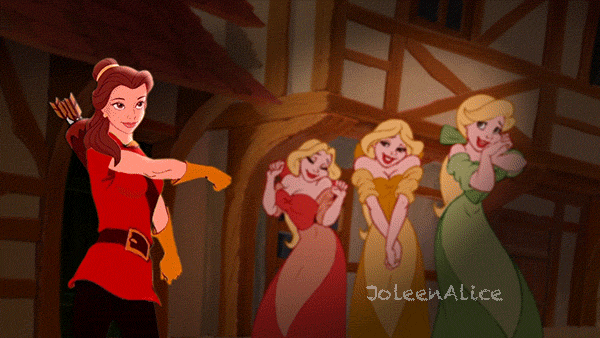 Belle as Gaston