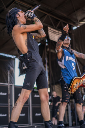 Black Veil Brides ~Vans Warped Tour..Shakopee, MN 7-26-2015 (Photos by Darin Kamnetz)