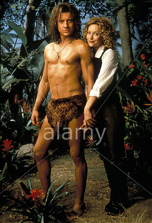 Brendan Fraser & Leslie Mann 1997